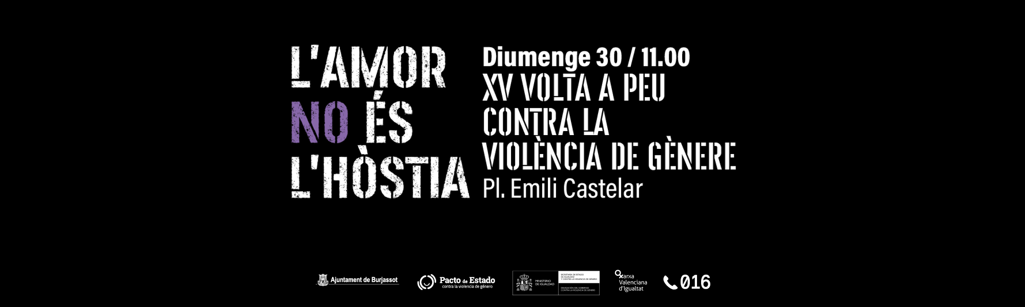 Inscripcions XV Volta a Peu contra la Violència de Gènere de Burjassot 2025